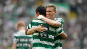 Carl Starfelt hails Celtic boss Ange Postecoglou as future speculation continues