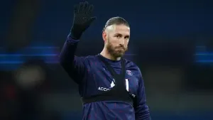 Sergio Ramos will bid farewell to Paris St Germain this weekend (Tim Goode/PA)