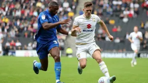 Former MK Dons forward Rhys Healey (right) has joined Watford (Bradley Collyer/PA)