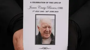‘A wonderful man’ – tributes paid at Craig Brown funeral
