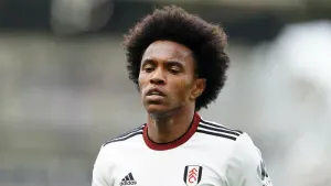 Fulham winger Willian visited the Nottingham Forest training ground on Thursday (Zac Goodwin/PA)