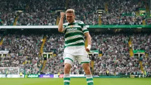 Carl Starfelt has left Celtic (Andrew Milligan/PA)