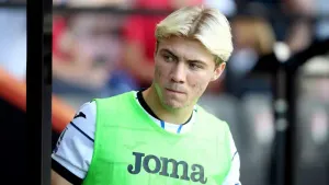 Rasmus Hojlund has signed for Manchester United (Nigel French/PA)