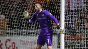 Max Crocombe heroics earn Burton point at Wycombe