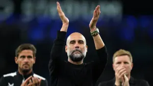Pep Guardiola has been impressed by Manchester City’s determined start to the season (Nick Potts/PA)