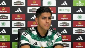 Luis Palma is happy to be at Celtic (Ronnie Esplin/PA)