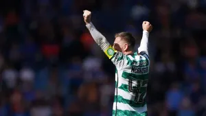 Celtic’s Callum McGregor (Andrew Milligan/PA)