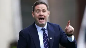 Rangers manager Michael Beale has shrugged off pressure on his job (Andrew Milligan)