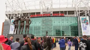 Manchester United’s share price has tumbled by more than £500million (Martin Rickett/PA)