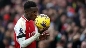 Eddie Nketiah hits hat-trick as five-star Arsenal sweep aside Sheffield United