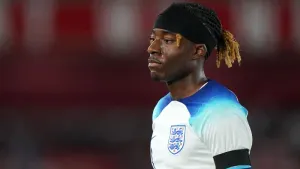 England’s Noni Madueke (Joe Giddens/PA)