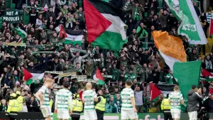 Some Celtic fans are at odds with the club (Jane Barlow/PA)
