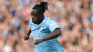 Jeremy Doku impressed in Manchester City’s win over Brighton (Tim Goode/PA)