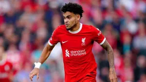 Liverpool have received the audio linked to the decision to wrongly disallow a goal by Luis Diaz, pictured (Peter Byrne/PA)