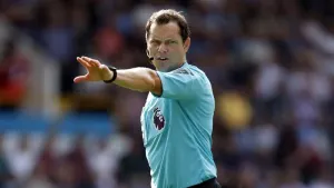 Darren England will not be involved in next weekend’s Premier League fixtures (Richard Sellers/PA)