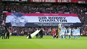 Sir Bobby Charlton died last week (Martin Rickett/PA)