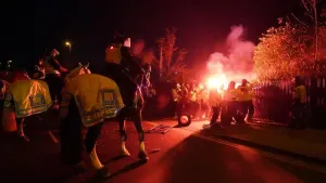 Aston Villa condemn Legia Warsaw fans for pre-match violence