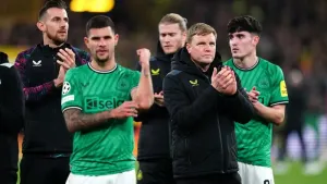 Eddie Howe knows Newcastle need two wins to keep Champions League hopes alive