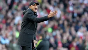 Burnley’s Vincent Kompany is the only black head coach or manager in the Premier League (Nigel French/PA)