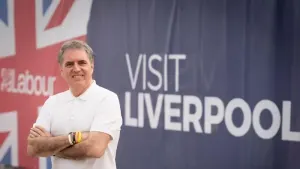 Liverpool Mayor Steve Rotheram, pictured, has written to the Premier League about the “excessive” punishment handed to Evert