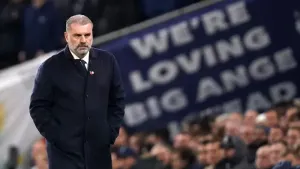 Ange Postecoglou will not change his approach when Tottenham travel to Manchester City (John Walton/PA)