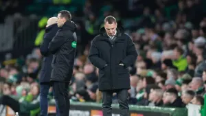 Brendan Rodgers offers an apology as Celtic lose at home to Hearts