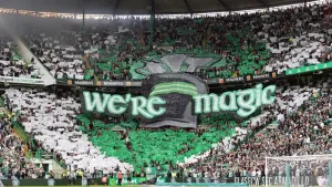 The Green Brigade’s ban has been lifted (Steve Welsh/PA)