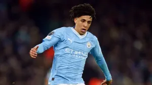 Rico Lewis scored his first Premier League goal in Manchester City’s 2-2 draw with Crystal Palace (David Davies/PA)