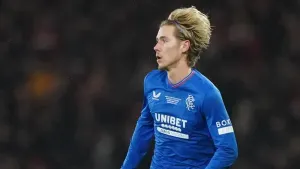 Rangers’ Todd Cantwell glad to get off mark with league goal (Andrew Milligan/PA)