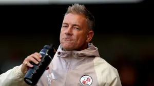 Crawley Town manager Scott Lindsey during the pre-season friendly match at Broadfield Stadium, Crawley. Picture date: Wednes
