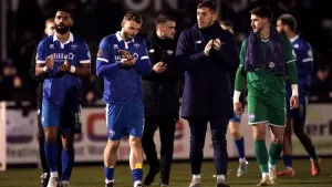 Non-league Eastleigh were denied a meeting with Manchester United (Adam Davy/PA)