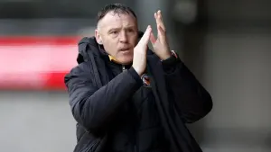Graham Coughlan is delighted with Newport’s momentum (Nigel French/PA)