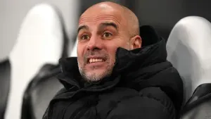 Manchester City manager Pep Guardiola, pictured, has hit back at UEFA president Aleksander Ceferin (Owen Humphreys/PA)