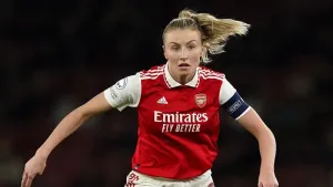 Leah Williamson returned to action on Wednesday after recovering from an ACL injury (Mike Egerton/PA)
