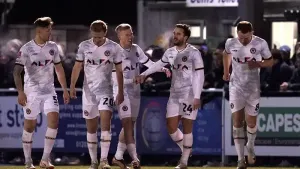 Newport end non-league Eastleigh’s FA Cup run to set up Manchester United clash