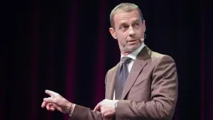 Aleksander Ceferin said he had known for six months that he would not stand again for UEFA president in 2027 (Christian Char