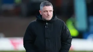 Dundee boss Tony Docherty baffled by penalty decision in loss against Hearts
