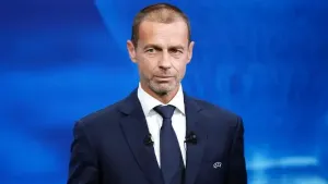 The Football Association will vote against a rule change which would enable Aleksander Ceferin, pictured, to serve a further