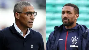 Jermain Defoe is inspired by Chris Hughton’s lengthy coaching career (Bradley Collyer/Andrew Milligan/PA)
