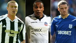Lee Clark, Neil Danns and Jason Koumas have sons playing at Anfield (PA)