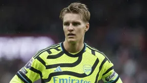 Arsenal’s Martin Odegaard (Richard Sellers/PA)