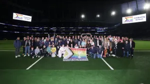 A celebration event for Proud Lilywhites 10th anniversary was held at Tottenham Hotspur Stadium on February 15 (Tottenham Ho
