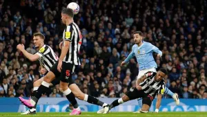 Bernardo Silva fires Man City into record sixth successive FA Cup semi-final