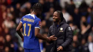 Carney Chukwuemeka extols influence of ‘big brother’ Raheem Sterling after jeers
