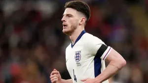 Declan Rice ready for ‘pinch me moment’ when he captains England against Belgium