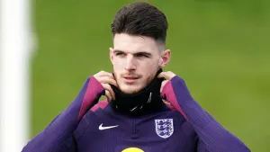 Declan Rice to captain England against Belgium on his 50th appearance