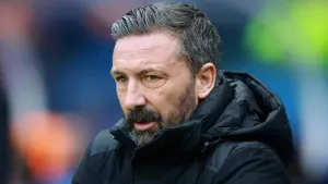 Derek McInnes proud of Kilmarnock for securing top-six spot with draw at Hearts