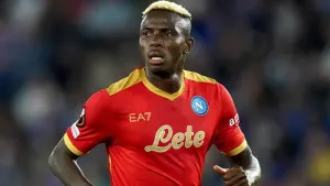 Napoli’s Victor Osimhen (Mike Egerton/PA)