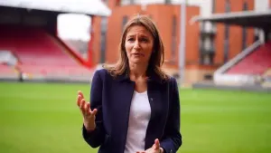 Culture Secretary Lucy Frazer pictured at an event to mark the Football Governance Bill’s introduction to Parliament (Victor