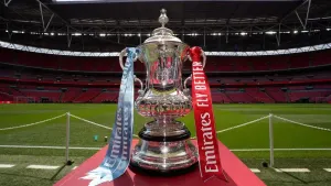 Wembley is a win away as sides meet in the FA Cup quarter-finals (Nick Potts/PA)